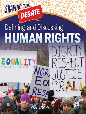 cover image of Defining and Discussing Human Rights